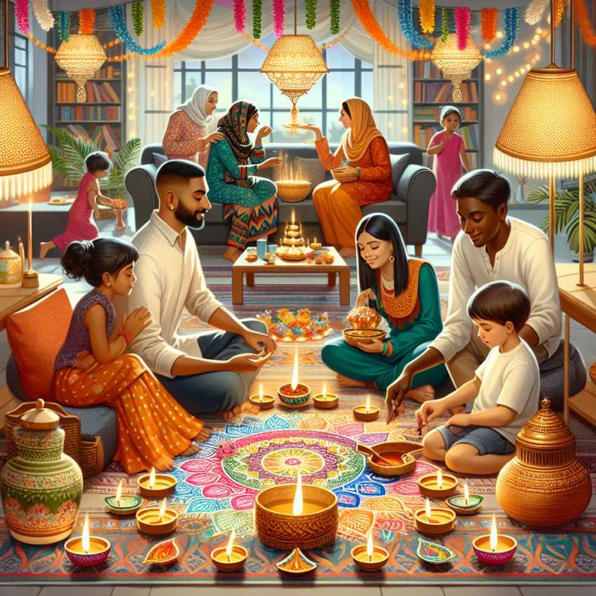 Celebration of Diwali